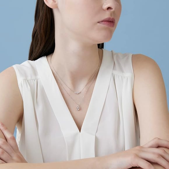 Amazon | [ヨンドシー] サマー限定 シルバー ネックレス 2本セット